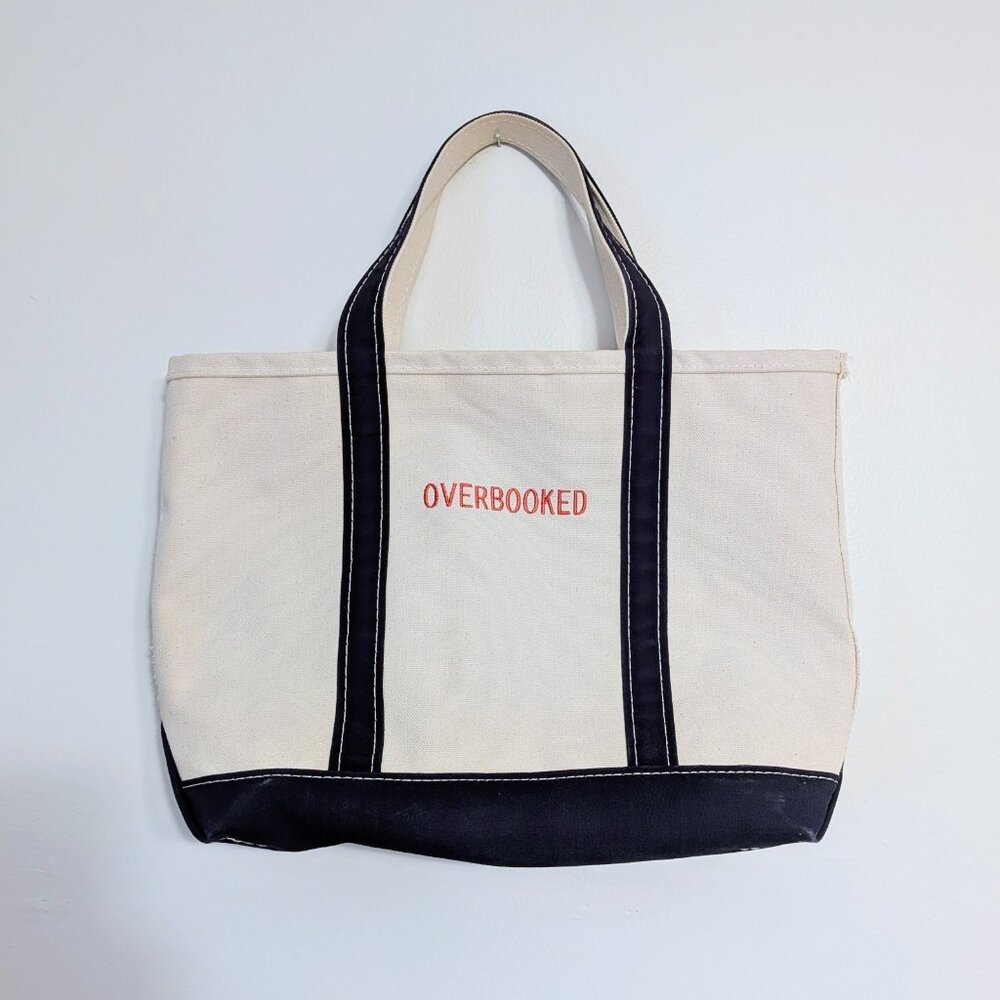 SOLD L.L. Bean "Overbooked" Custom Boat & Tote GUC